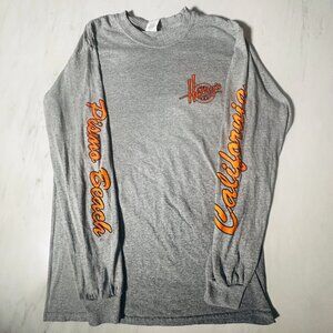 Harry's Bar - Pismo Beach California - Gray Men's Small Long Sleeve T-Shirt